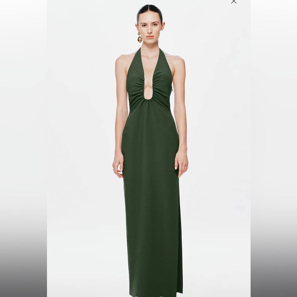 MISHA ALUSIA DRESS IN MOSS Size Small